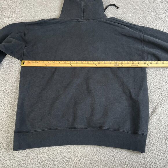 Thrasher Magazine Sweatshirt Mens M Black Flames Sweater Y2K Punk Emo Skater - Picture 8 of 14